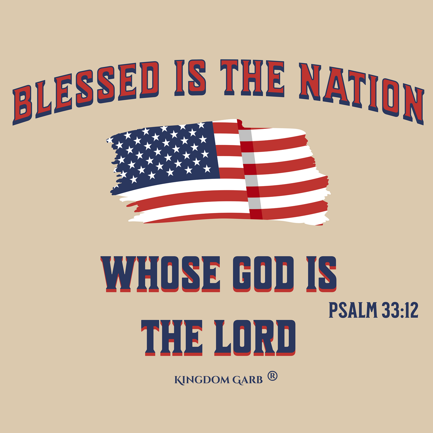 Blessed Is The Nation Tee