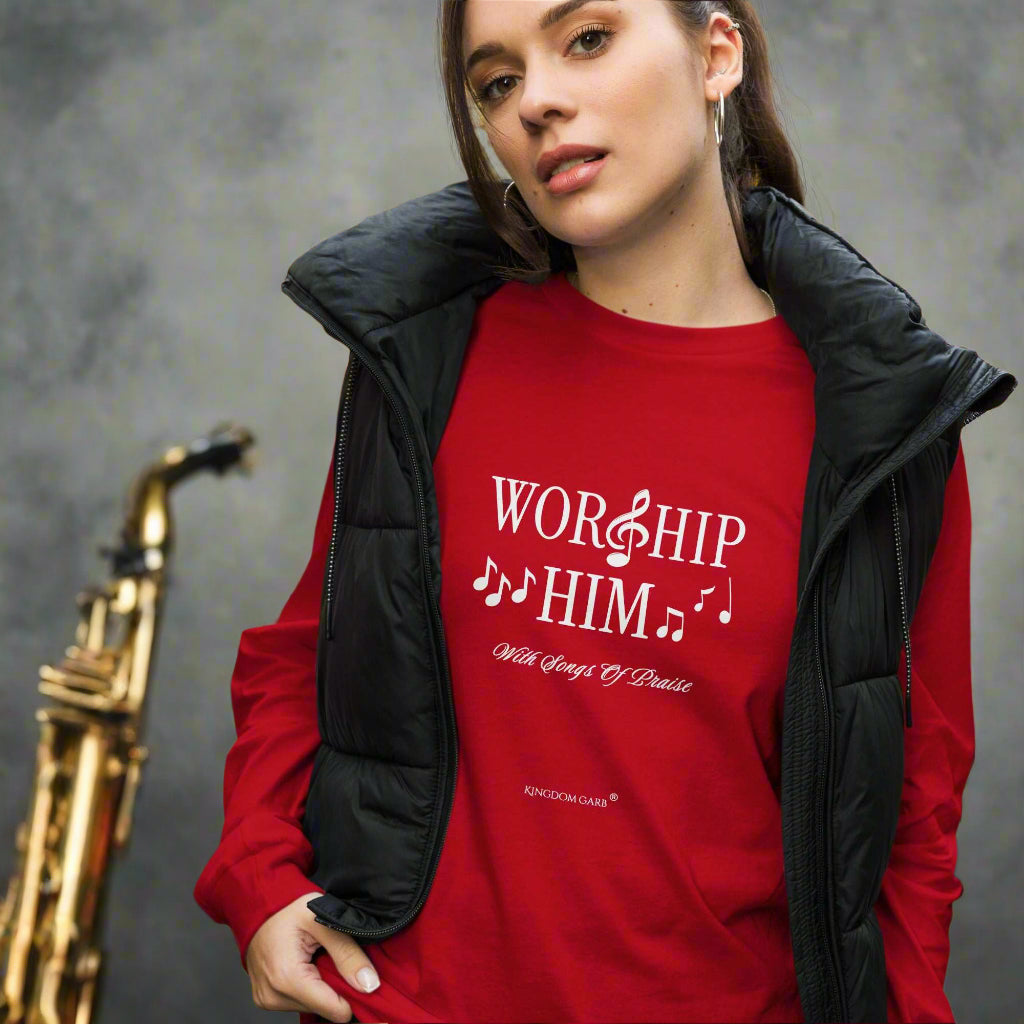 Worship Him LS Tee