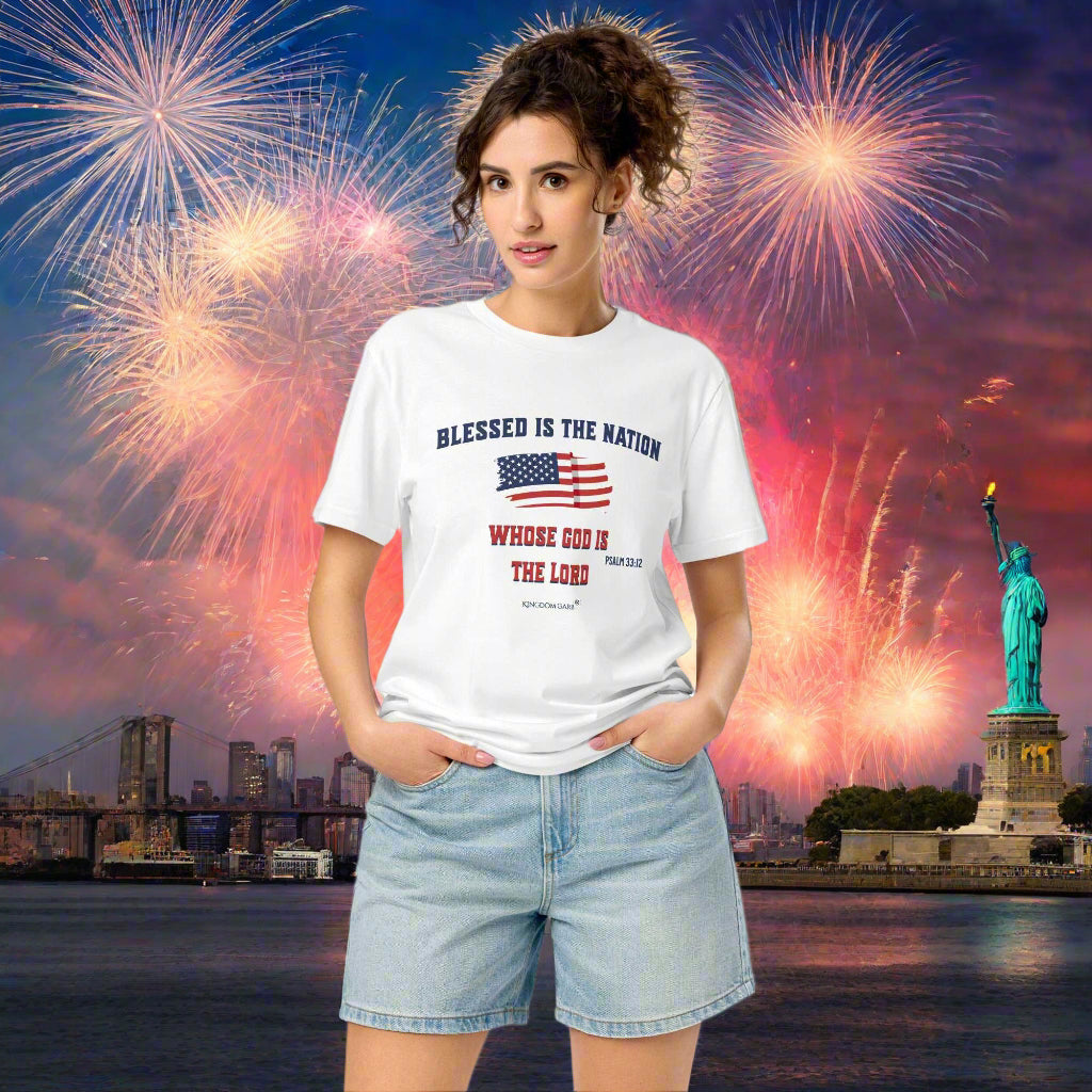 Blessed Is The Nation Tee