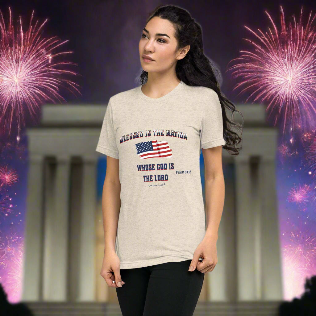 Blessed Is The Nation Tee